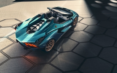 The Lamborghini Sian Roadster Android Wallpaper HD 1080p