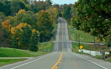 The Long and Beautiful Road Ahead HD Wallpaper