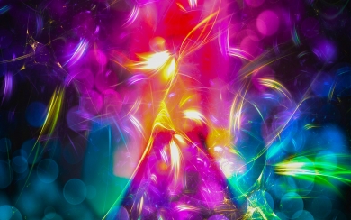 Triangles Collision Abstract HD Wallpaper for desktop