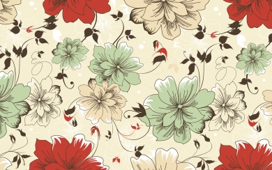 Vintage Floral Pattern Samsung Wallpaper HD Download