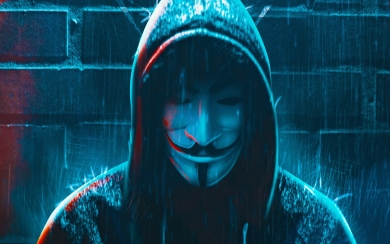 Anonymous Technology Hood Mask HD Wallpaper