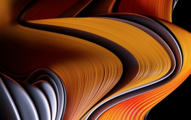 Bring Vibrant Energy to Your Screens with HD Wallpapers of Yellow Perfection Abstract Art