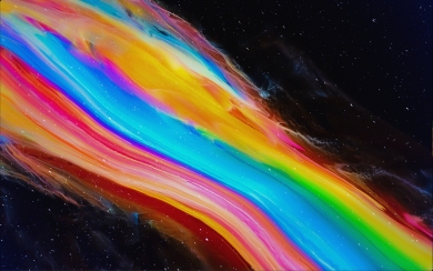 Colorful Space Path HD Wallpaper for painting lovers
