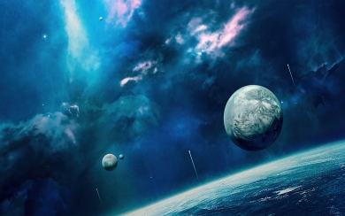 Embark on a Cosmic Journey with HD Wallpapers of the Rise of Planets in Space