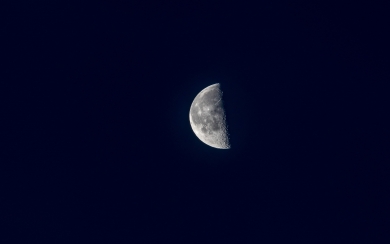 Moon in Space HD Wallpaper