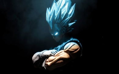 Unleash Your Inner Saiyan with HD Wallpaper of Vegeta from Dragon Ball