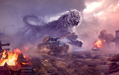 World of Tanks Tiger Tank HD Wallpaper