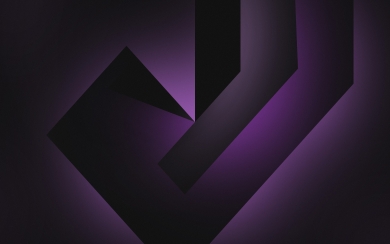 Abstract Dark Purple A Captivating Blend of Shapes and Graphics HD Wallpaper