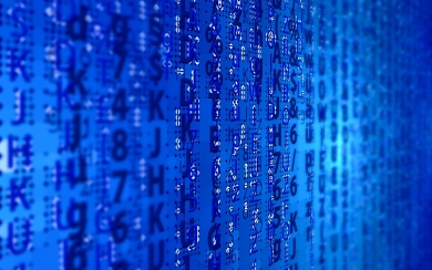 Blue Internet Digital Code Technology HD Wallpaper for Tech Enthusiasts
