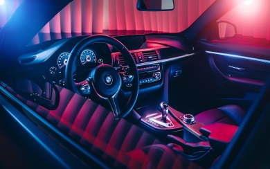 BMW M4 Interior Unleashing Luxury in HD Wallpaper