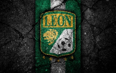 Club León FC Proud Emblem of Mexican Football HD Wallpaper