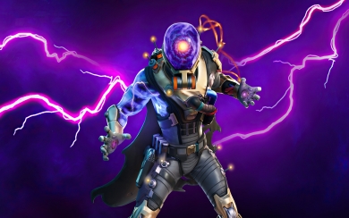 Get Ready to Battle with Fortnite Cyclo Outfit HD Wallpaper