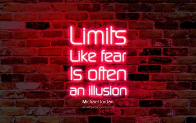 Limits Like Fear Michael Jordan Quotes HD Wallpaper
