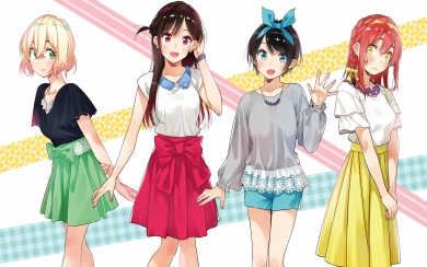 Rent-A-Girlfriend Anime HD Wallpaper for macbook