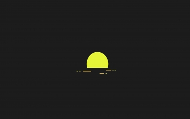 Sun Minimal Embracing Simplicity and Radiant Beauty in Digital Art