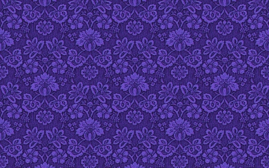 Vintage Violet Damask Floral Patterned Fabric for Elegance and Charm