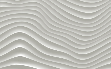 White 3D Waves Wavy Backgrounds Captivating Textures in HD Wallpaper