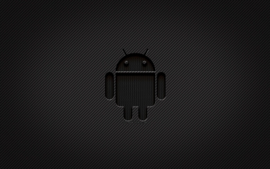 Android Carbon Logo Grunge Art HD Wallpaper