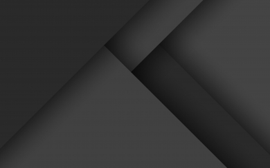 Dark Material Design Geometric Triangles Gray and Black Android Lollipop Wallpaper