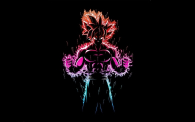 Goku's Blazing Power Dragon Ball Z Ultra Instinct Fire