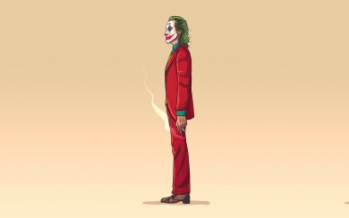 Joker Minimalism Superhero Art HD Wallpaper