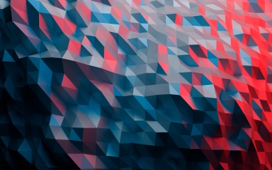 Low Poly Abstract Artwork HD Wallpaper