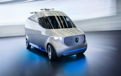 Mercedes-Benz Vision Van The Future of Minibuses Unveiled HD Wallpaper