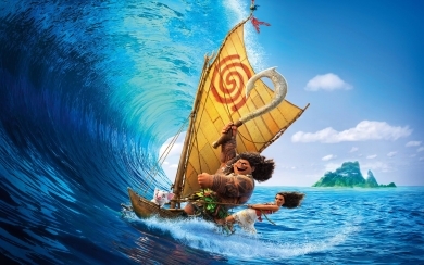 Moana HD Wallpaper from the Animated Adventure