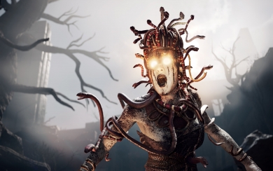 Mystical Gaze Medusa in Assassin Creed Odyssey HD Wallpaper
