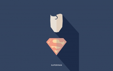 Superman Minimalists HD Wallpaper