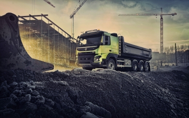 Volvo FMX 540 R HD Wallpaper of the Powerful Construction Truck