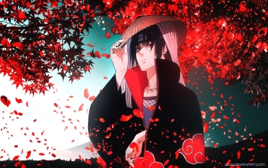 Akatsuki Itachi Uchiha Naruto HD Wallpaper Mysterious Beauty