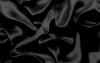 Elegant Waves Black Silk Texture HD Wallpaper