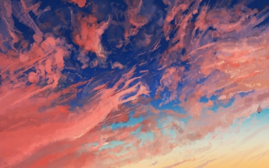 Heavenly Canvases Anime Cloud Sky HD Wallpaper