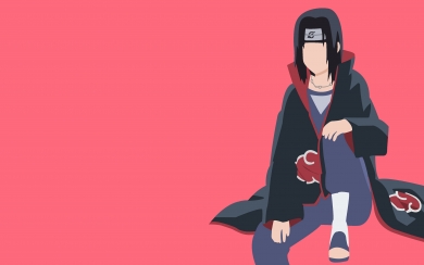 Intense Itachi Uchiha Akatsuki (Naruto) Anime HD Wallpaper