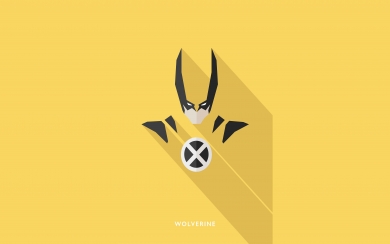 Sleek and Striking Wolverine Minimalist HD Wallpaper