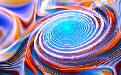 Vortex of Colors Abstract Digital Art HD Wallpaper