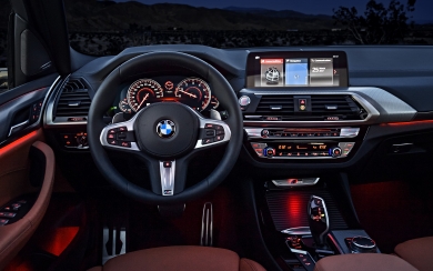 Elegance Redefined BMW X3 2018 Interior HD Wallpaper