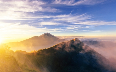 Mount Agung Bali Asia HD 4K 5K 6K Wallpaper