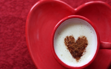 Love Brewed in Latte Art Heart Coffee 4K 5K 6K 7K 8K HD Wallpaper