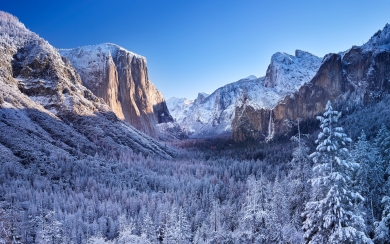 Yosemite Winter Wonderland Majestic HD 4K 5K 6K 7K 8K Wallpapers