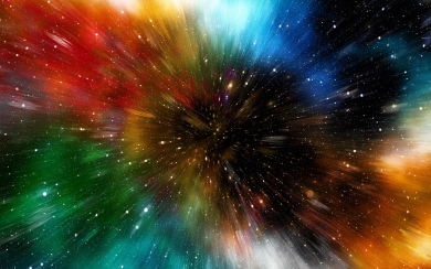 Abstract Stars in Motion 2024 HD Wallpaper