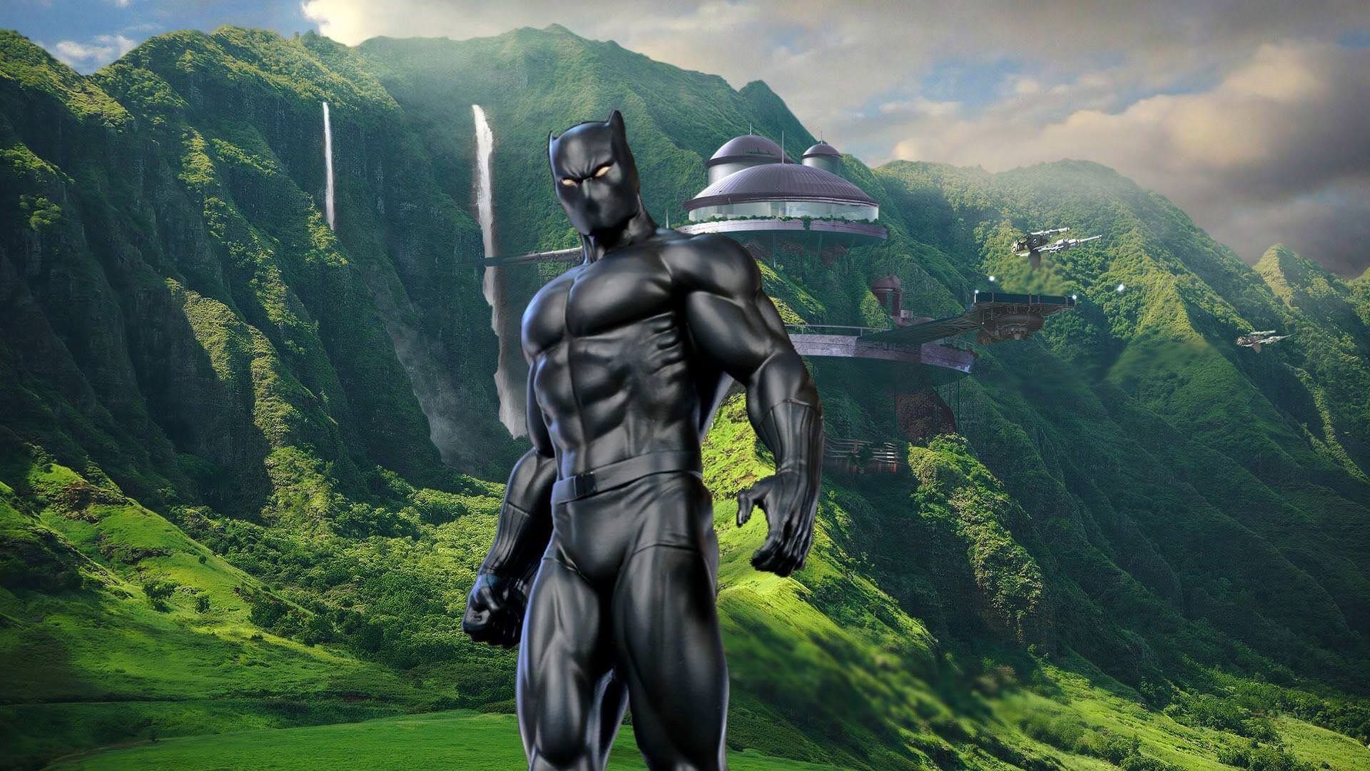 Download Black Panther Marvel 4D 3D iPhone Wallpapers Wallpaper -  