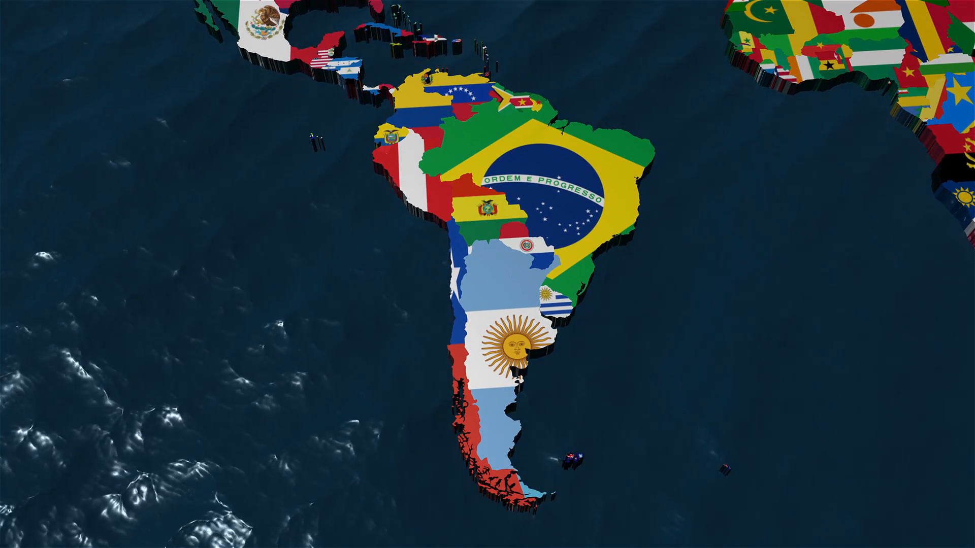Download 3D World Map Wallpaper 