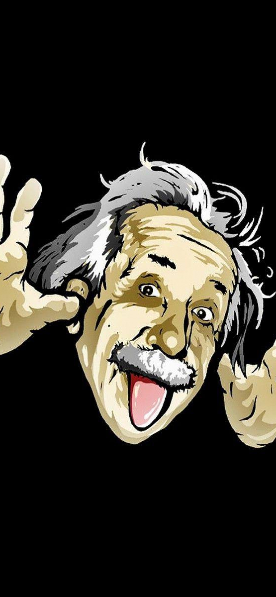 Download Albert Einstein 2020 4K Minimalist iPhone Wallpaper 