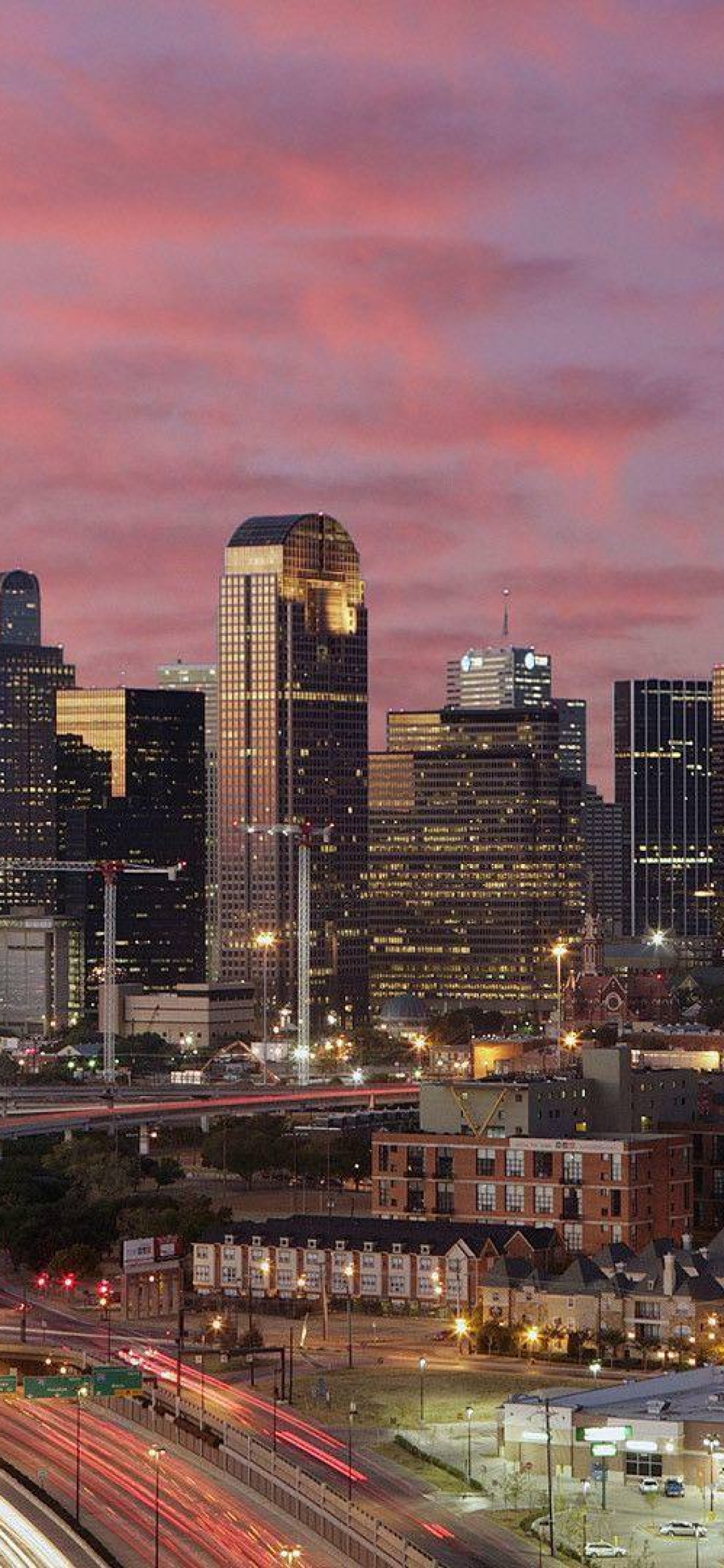 Houston Night united states houston texas skyline HD wallpaper  Peakpx