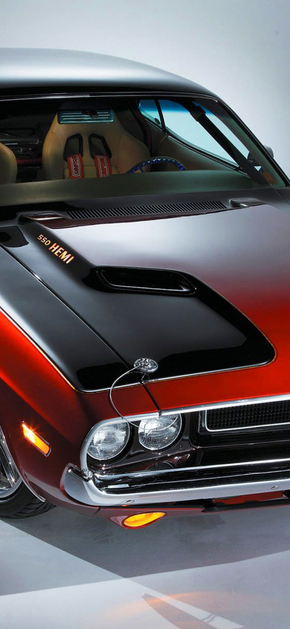 Dodge Charger black classic car 640x960 iPhone 44S wallpaper background  picture image