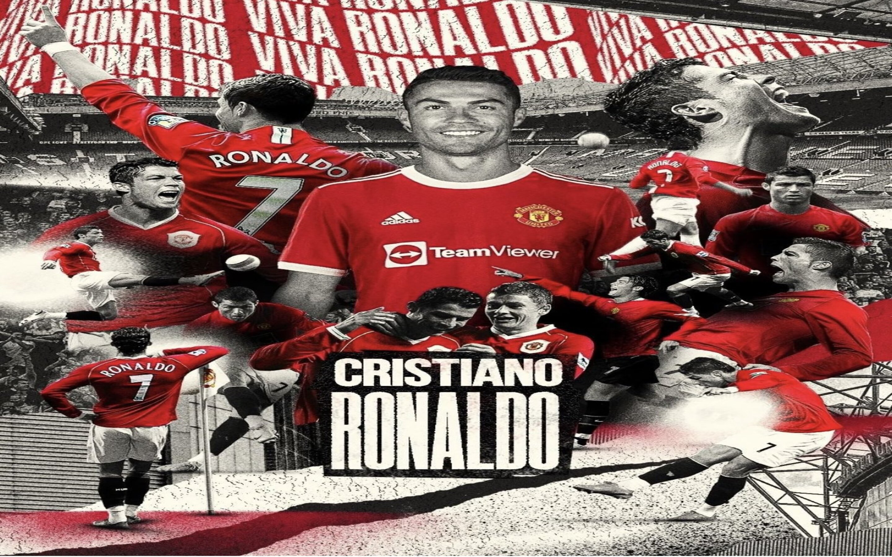 Download CR7 Manchester United 4K Wallpaper 