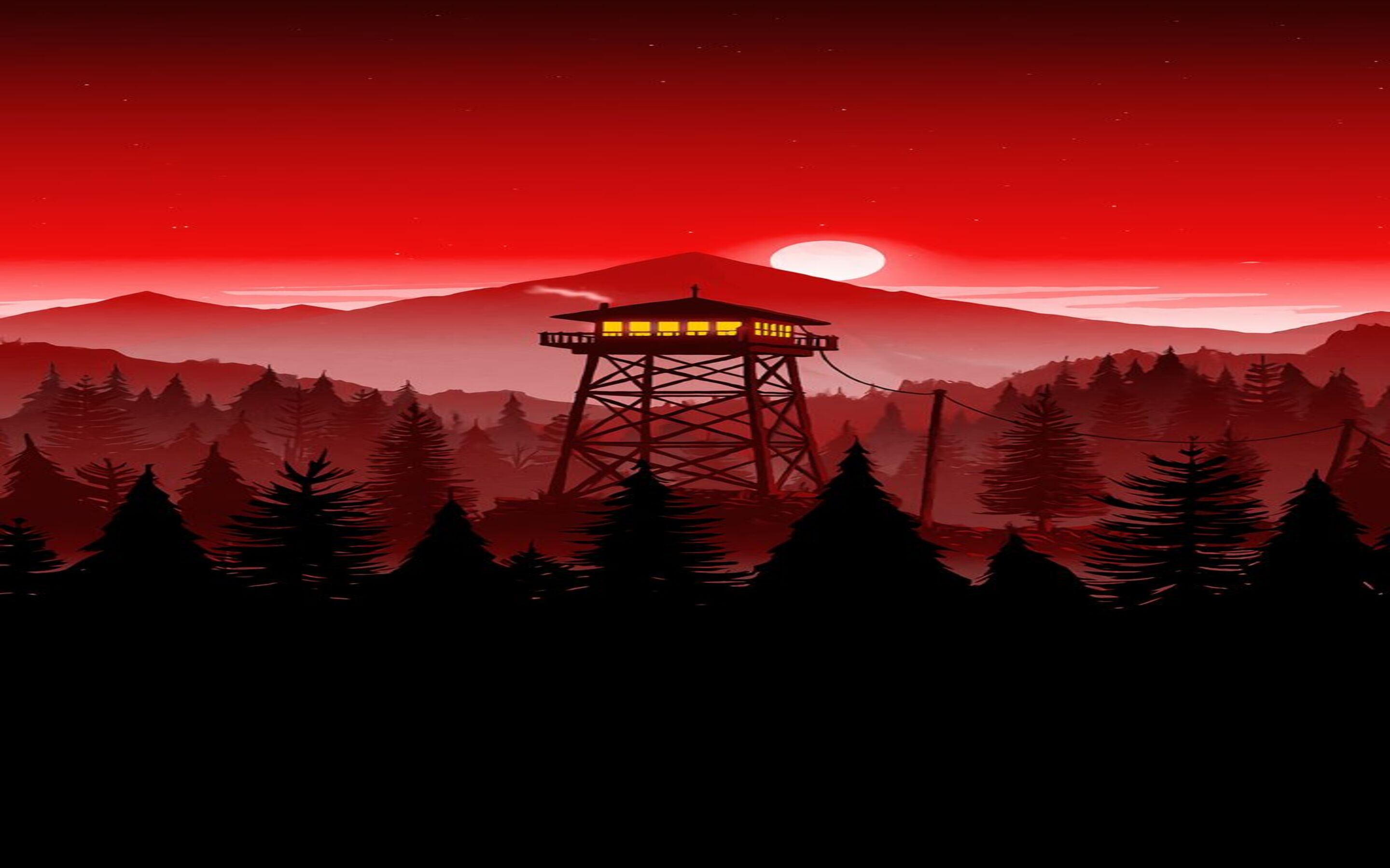 Mobile wallpaper Video Game Firewatch 1408144 download the picture for  free