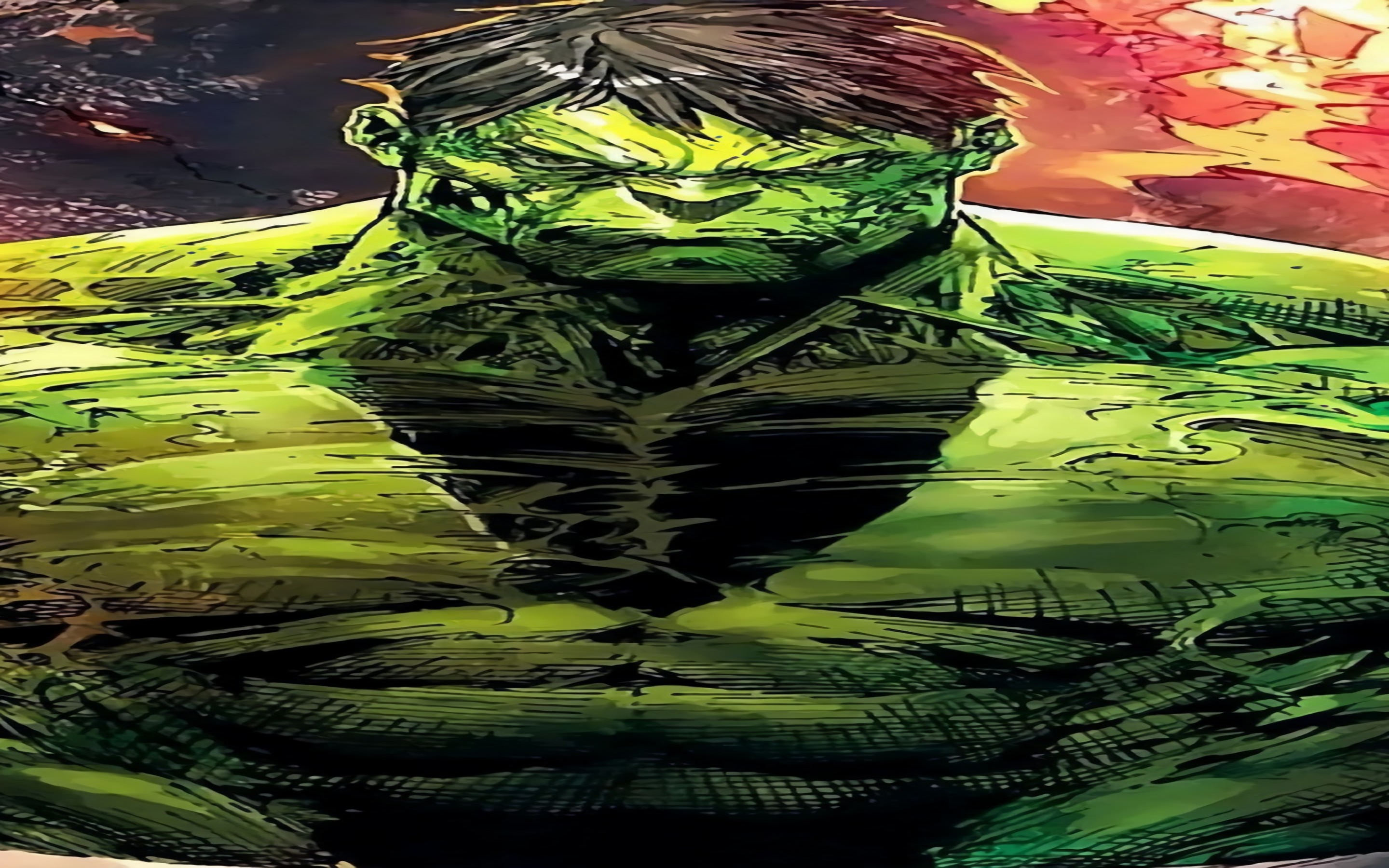 Hulk Cartoon Art Live Wallpaper - free download